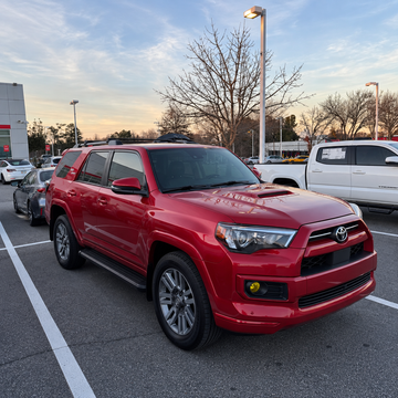 Toyota 4Runner (N280) 2010-2024 Roof Rack Cross Bars Raised Rail Silver product image