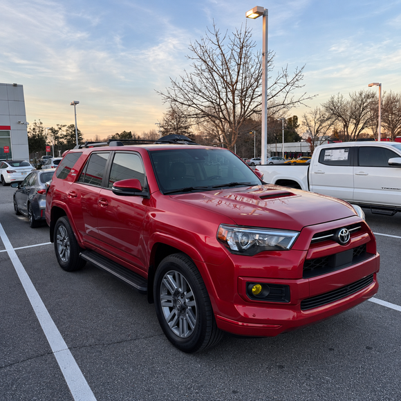 Toyota 4Runner (N280) 2010-2024 Roof Rack Cross Bars Raised Rail Silver product image