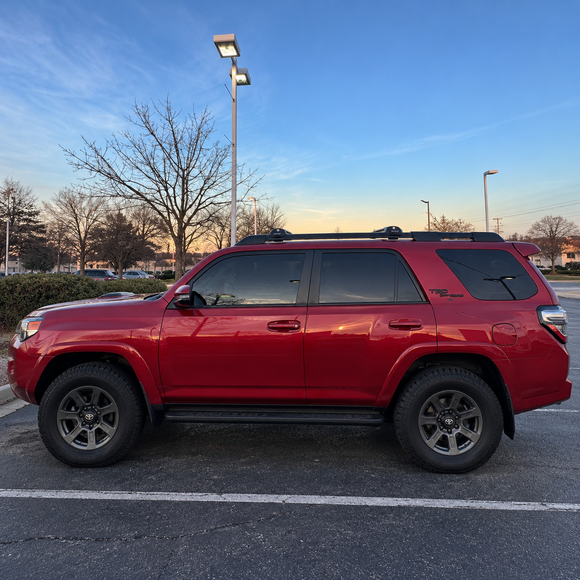 Toyota 4Runner (N280) 2010-2024 Roof Rack Cross Bars Raised Rail Silver product image