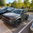 For Toyota 4Runner (N500) 2025-Up Roof Rack Cross Bars Raised Rail Black-2