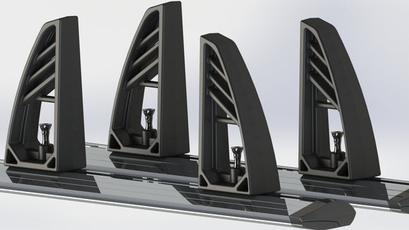 Load Stops 4 Qty Mounts Roof Rack Cross Bars