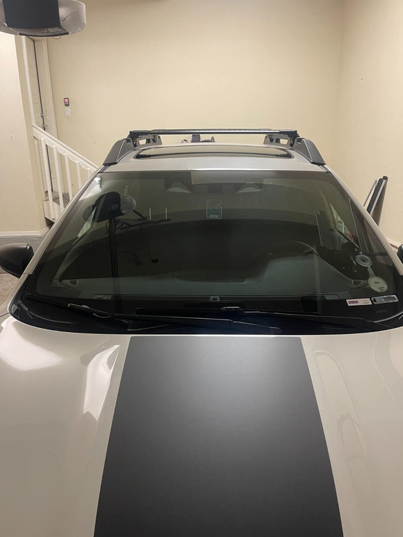 For Subaru Outback Wilderness 2021-2025 Roof Rack Cross Bars Raised Rail Alu Black