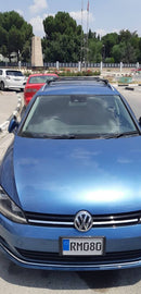 For Volkswagen Golf Cross 2006-2014 Roof Rack Cross Bar Raised Rail Alu Silver-4