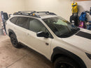 For Subaru Outback Wilderness 2021-2025 Roof Rack Cross Bars Raised Rail Alu Black-8