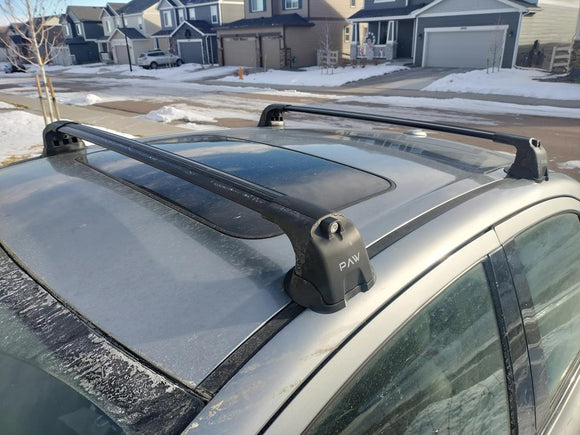 For Suzuki Kizashi 2010-2013 Roof Rack Cross Bars Fix Point Alu Silver