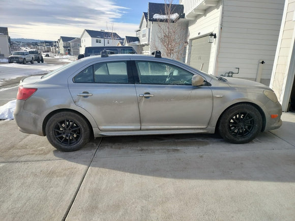 Für Suzuki Kizashi 2010–2013, Dachträgersystem, Träger, Querträger, Aluminium, abschließbar, hochwertige Metallhalterung, schwarz