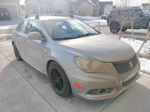 For Suzuki Kizashi 2010-2013 Roof Rack Cross Bars Fix Point Alu Silver