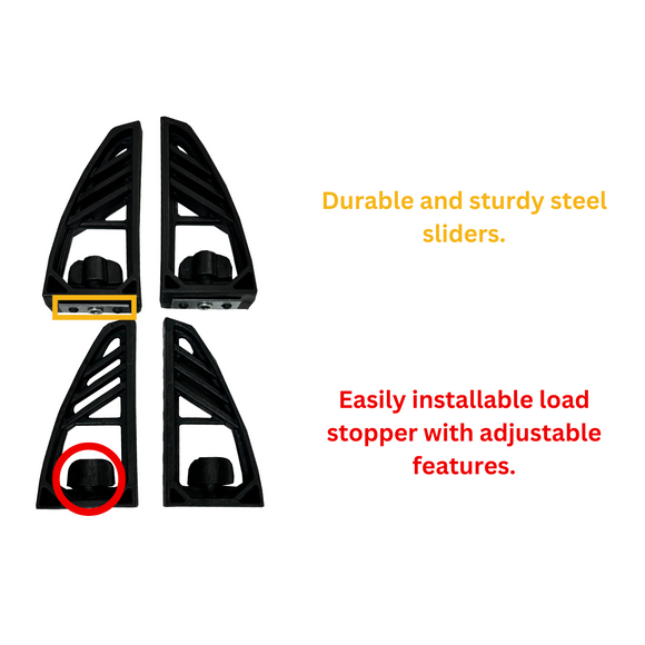 Load Stops 4 Qty Mounts Roof Rack Cross Bars
