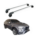 For Bmw X6 (F16) 2014-2019 Roof Rack Cross Bars Flush Rail, Silver-1