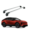 Für Subaru Solterra 2023-Up Dachträger Querträger Metallhalterung Flush Rail Alu Schwarz-1