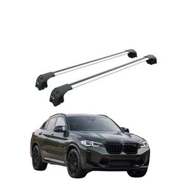 222. Kompatibel mit abschließbaren Aluminium-Dachträgern für Fahrzeuge mit Standarddach Toros Pro 2 Black