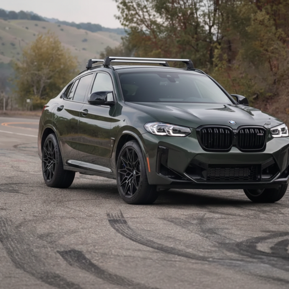 For Bmw X4 (G02) 2019-2026 Roof Rack Cross Bars Flush Rail Silver