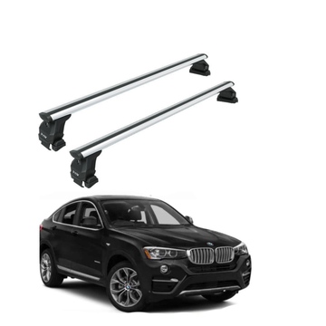 For Bmw X4 2014-2018 Roof Rack Cross Bars Normal Roof Silver