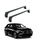 For Bmw X2 (F39) 2018-2023 Roof Back Cross Bars Normal Roof Black-1