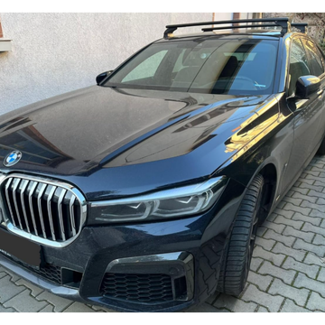 For Bmw 7 (G11) 2016-2022 Roof Rack Cross Bars Fix Point Black - 0