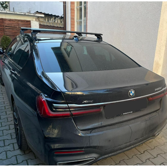 For Bmw 7 (G70) 2022-2026 Roof Rack Cross Bars Fix Point, Silver