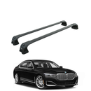 For Bmw 7 (G11) 2016-2022 Roof Rack Cross Bars Fix Point Black-1