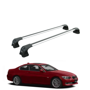For Bmw 3 Coupe (E92) | 2006-2013 Roof Rack Cross Bars Fix Point, Silver