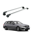 For Mercedes E Wagon S212 2010-2016 Roof Rack Cross Bars Raised Rail, Silver-1