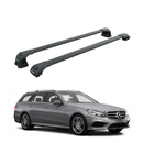 For Mercedes E Wagon S212 2010-2016 Roof Rack Cross Bars Raised Rail, Black-1