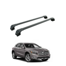 Für Mercedes GLA-Klasse 2014–2020, Dachträgersystem, Träger, Querträger, Aluminium, abschließbar, hochwertige Metallhalterung, Schwarz-1