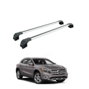 Für Mercedes GLA-Klasse 2014–2020, Dachträgersystem, Träger, Querträger, Aluminium, abschließbar, hochwertige Metallhalterung, silberfarben-1
