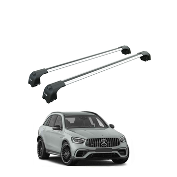 For Mercedes GLC (X254) 2022-2026 Roof Rack Cross Bars Flush Rail Silver