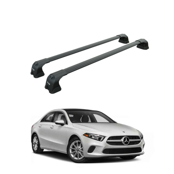 For Mercedes A Sedan W177 2018-2026 Roof Rack Cross Bars Fix Point, Black