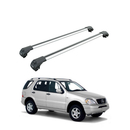 For Mercedes Benz ML M-Class W163 1997-2005 Roof Rack Cross Bars Raised Rail, Silver-1
