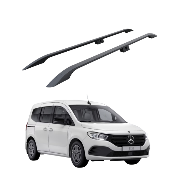 Für Mercedes E-Klasse Limousine W212 2009–2016, Dachträgersystem, Träger, Querträger, Aluminium, abschließbar, hochwertige Metallhalterung, schwarz