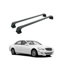For Mercedes S-Class W221 2005-2013 Roof Rack Cross Bars Fix Point Black-1