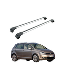 For Volkswagen Golf Plus (MK6) 2008-2013 Roof Rack Cross Bar Raised Rail Alu Silver-1