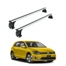 Für Volkswagen E-Golf 2014–20 Dachträger Querträger Metallhalterung Normales Dach Alu Silber-1