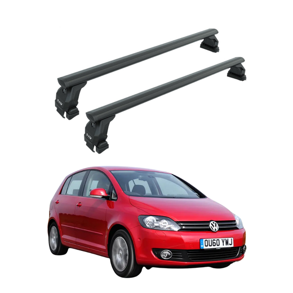 For Volkswagen Golf Plus (MK5) 2008-2013 Roof Rack Cross Bar Normal Roof Black