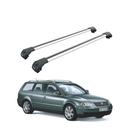 For Volkswagen Passat Variant B5 1996-2005 Roof Rack Cross Bar Raised Rail Silver-1