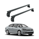 Für Volkswagen Passat B7 2011–15 Dachträger, Querträger, Metallhalterung, Fixpunkt, Alu, Schwarz-1