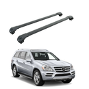 For Mercedes GL X164 2006-2014 Roof Rack Cross Bars Raised Rail Black-1