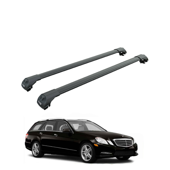 111. Kompatibel mit abschließbaren Aluminium-Dachträgern für Fahrzeuge mit Standarddach Toros Pro 1 Black