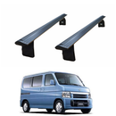 For Honda Vamos 1999-2018 Roof Rack Cross Bars Aluminum Rain Gutter Black-1