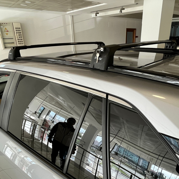 For Toyota RAV4 Gen5 XA50 (2018-2025) Roof Rack Cross Bars Flush Rail, Silver