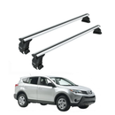 Für Toyota Rav 4 2013–18 Dachträger, Querträger, Metallhalterung, normales Dach, Alu, Silber-1