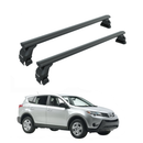 Für Toyota Rav 4 2013–18 Dachträger, Querträger, Metallhalterung, normales Dach, Alu, Schwarz-1