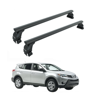 For Toyota RAV4 2013-2018 Roof Rack Cross Bars Normal Roof Alu Black