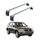 Für Toyota Rav 4 2006–12 Dachträger, Querträger, Metallhalterung, normales Dach, Alu, Silber-1