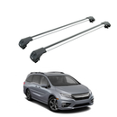Für Honda Odyssey 2011–2022 Dachträgersystem, Aluminium-Querstange, Metallhalterung, abschließbar, Silber-1