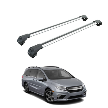 For Honda Odyssey 2011-2017 Roof Rack Cross Bars Raised Rail Silver
