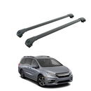 For Honda Odyssey 2011-2017Roof Rack Cross Bars Raised Rail Black-1