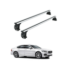 For Volvo S90 2016-2025 Roof Rack Cross Bar Normal Roof Alu Silver-1