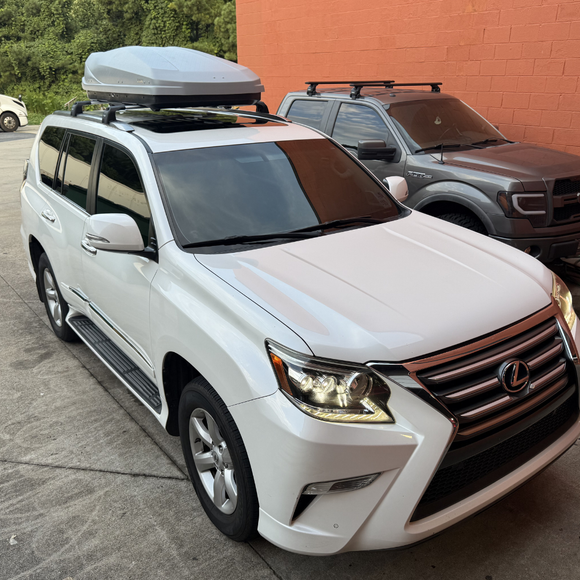 Für Lexus GX460 2010–2020, Dachträgersystem, Träger, Querträger, Aluminium, abschließbar, hochwertige Metallhalterung, Schwarz