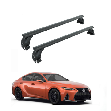 For Lexus IS 2020-2025 Roof Rack Cross Bars Normal Roof Black